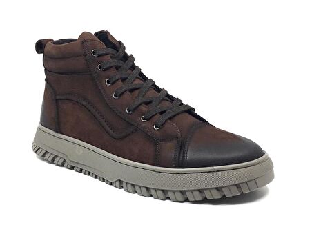 Hidayet Özel %100 Hakiki Nubuk Deri Erkek Kışlık Rahat Günlük Spor Bot Yeni Sezon