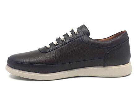 Hidayet Özel 03 %100 Hakiki Deri Ortopedik Erkek Yazlık Rahat Günlük Sneaker Ayakkabı 40-44