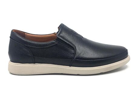 Hidayet Özel 03 %100 Hakiki Deri Ortopedik Erkek Yazlık Rahat Günlük Sneaker Ayakkabı 40-44