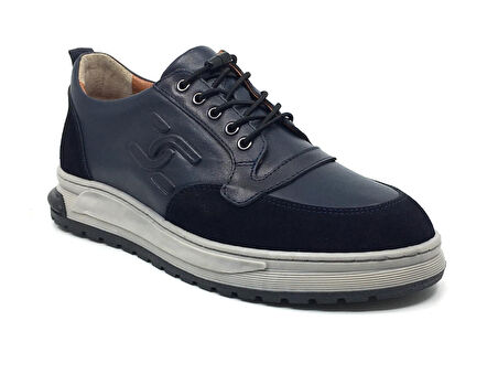 Goldbrand %100 Hakiki Deri Erkek Kışlık Rahat Günlük Casual Lastik Bağcıklı Ayakkabı 40-44