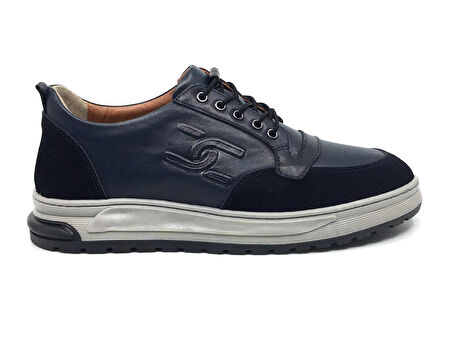 Goldbrand %100 Hakiki Deri Erkek Kışlık Rahat Günlük Casual Lastik Bağcıklı Ayakkabı 40-44