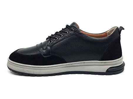 Goldbrand %100 Hakiki Deri Erkek Kışlık Rahat Günlük Casual Lastik Bağcıklı Ayakkabı 40-44
