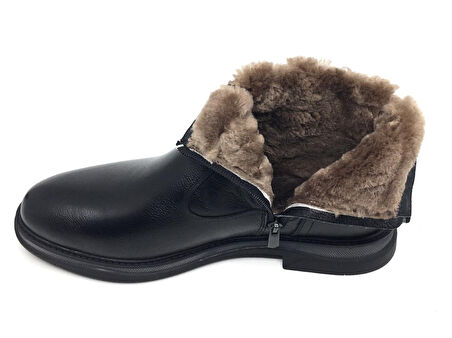 Taşpınar %100 Hakiki Deri Erkek Kışlık Klasik Bot Gerçek Deri Kürk Yeni Sezon 40-44