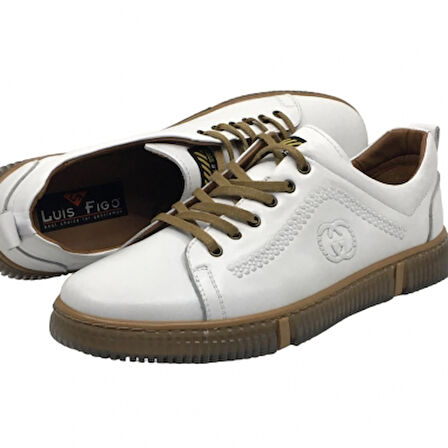 Luis Figo Hakiki Deri Rahat Ortopedik Erkek Günlük Sneaker Spor Ayakkabı Yeni Sezon 39-44