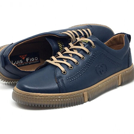 Luis Figo Hakiki Deri Rahat Ortopedik Erkek Günlük Sneaker Spor Ayakkabı Yeni Sezon 39-44