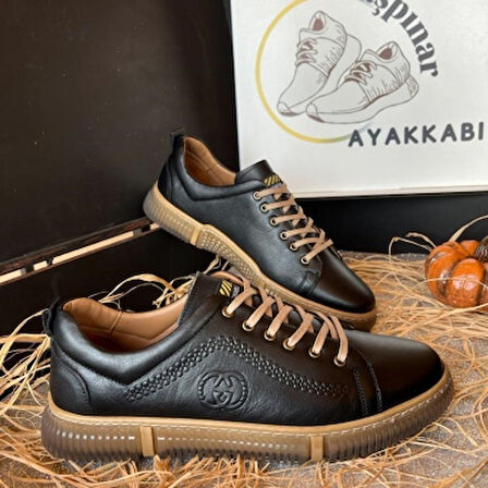 Luis Figo Hakiki Deri Rahat Ortopedik Erkek Günlük Sneaker Spor Ayakkabı Yeni Sezon 39-44