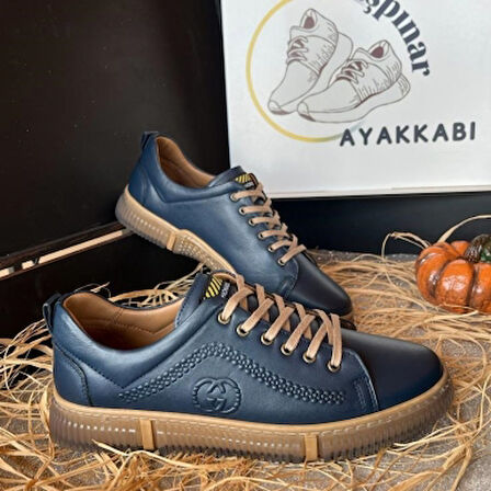 Luis Figo Hakiki Deri Rahat Ortopedik Erkek Günlük Sneaker Spor Ayakkabı Yeni Sezon 39-44