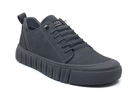 Taşpınar %100 Hakiki Nubuk Deri Erkek Günlük  Rahat Kışlık Sneaker Bağcıksız Ayakkabı Yeni Sezon 40-44