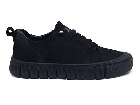Taşpınar %100 Hakiki Nubuk Deri Erkek Günlük  Rahat Kışlık Sneaker Bağcıksız Ayakkabı Yeni Sezon 40-44