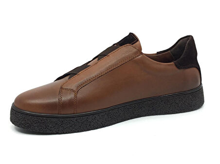 Catelli %100 Deri Tam Ortopedik Yumuşak İç Taban Erkek Kışlık Rahat Günlük Lastikli Sneaker Ayakkabı 40-44