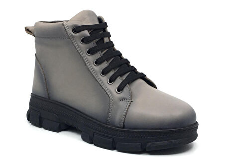 Taşpınar %100 Hakiki Deri Kadın Kışlık Günlük Fermuarlı Sneaker Bot 36-41