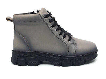 Taşpınar %100 Hakiki Deri Kadın Kışlık Günlük Fermuarlı Sneaker Bot 36-41