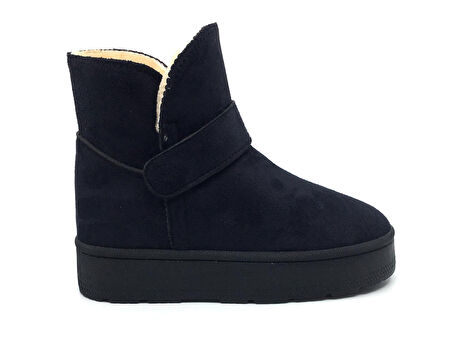 GLIESE Kadın Platform Kalın Taban Günlük İçi Kürklü Ayağı Üşütmez Bot & Bootie 36-40