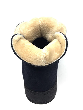 GLIESE Kadın Platform Kalın Taban Günlük İçi Kürklü Ayağı Üşütmez Bot & Bootie 36-40