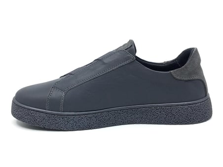 Catelli %100 Deri Tam Ortopedik Yumuşak İç Taban Erkek Kışlık Rahat Günlük Lastikli Sneaker Ayakkabı 40-44