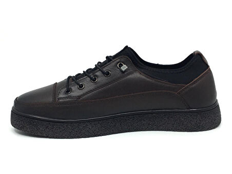 Catelli %100 Deri Ortopedik Erkek Kışlık Rahat Günlük Bağsız Sneaker Ayakkabı 40-44