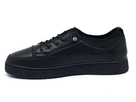 Catelli %100 Deri Ortopedik Erkek Kışlık Rahat Günlük Bağsız Sneaker Ayakkabı 40-44