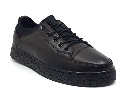 Catelli %100 Deri Ortopedik Erkek Kışlık Rahat Günlük Bağsız Sneaker Ayakkabı 40-44