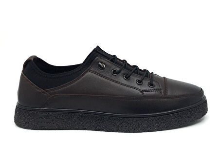 Catelli %100 Deri Ortopedik Erkek Kışlık Rahat Günlük Bağsız Sneaker Ayakkabı 40-44