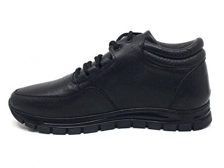 Taşpınar Baykara %100 Hakiki Deri Erkek Günlük Kışlık Kauçuk Kaymaz Taban Rahat Spor Kısa Bot Büyük Numara 45-47