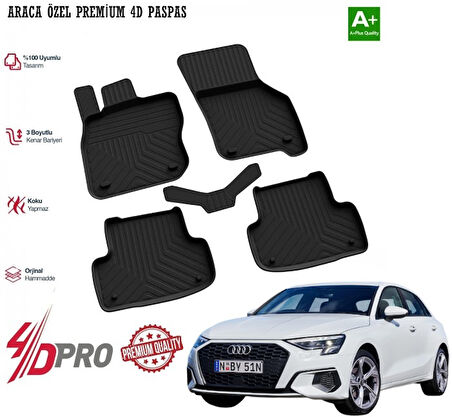 AUDİ A3 ARACA ÖZEL 4D PASPAS 2020 2021 2022 2023 2024