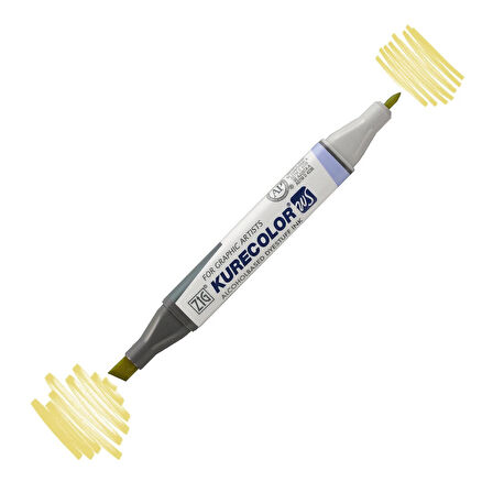 Zig Kurecolor Kc3000 Twin S Marker Kalem 140 Mellow Yellow