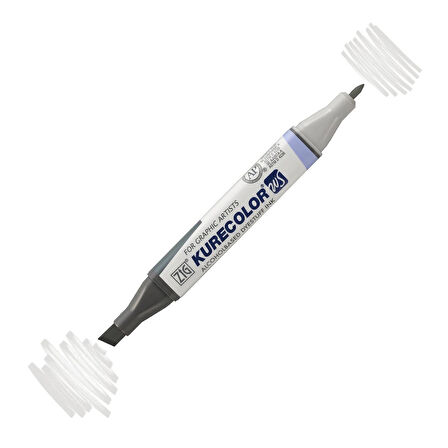 Zig Kurecolor Kc3000 Twin S Marker Kalem C02 Cool Gray 2