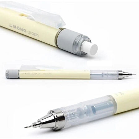 Tombow Mono Graph Mekanik Pastel Krem Sarı 0.7 Uçlu Kalem (MG-54R7)