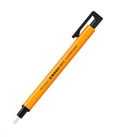 Tombow Mono Zero Kalem Silgi Yuvarlak Uçlu 2.3mm Neon Turuncu