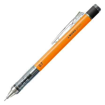 Tombow Mono Graph Mekanik Versatil Uçlu Kalem 0.7 Neon Turuncu XCSH-MG56R7