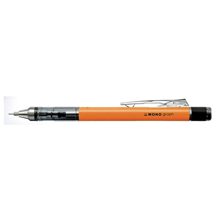 Tombow Mono Graph Mekanik Versatil Uçlu Kalem 0.7 Neon Turuncu XCSH-MG56R7