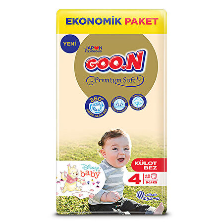 Goon Premium Soft 4 Numara 42'li Külot Bez