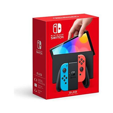 Nintendo Switch Oled Oyun Konsolu Kırmızı-Mavi - G