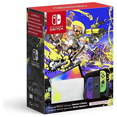 Nintendo Switch Oled Splatoon 3 Oyun Konsolu - G