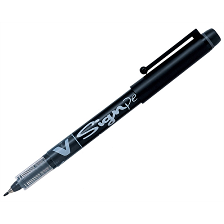 Pilot V-signpen 2mm Keçe Uçlu Kalem Siyah