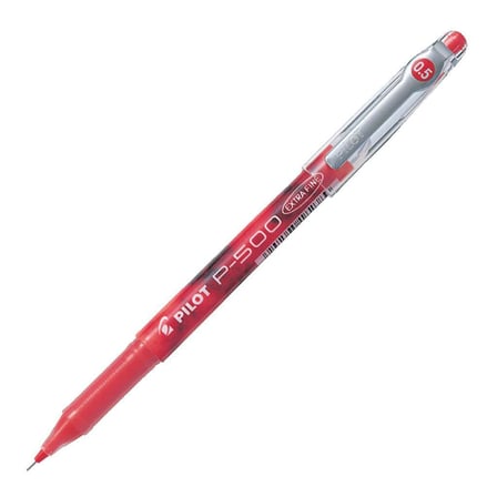 Pilot P-500 Extra İğne Uç Kalem 0.5 Kırmızı