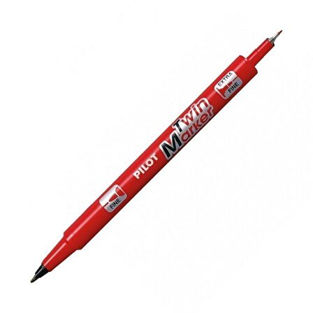 Pilot Twin Marker - Kırmızı SCA-TM-R-BG