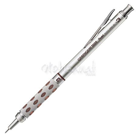 Pentel PG1013 Metal Gövde 0.3 mm Gizli Uç Graph Gear 1000 Versatil