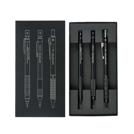 Pentel  Mechanical Pencil 60th Anniversary Limited Edition 3-Mekanik Uçlu Kalem Seti 
