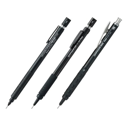 Pentel  Mechanical Pencil 60th Anniversary Limited Edition 3-Mekanik Uçlu Kalem Seti 