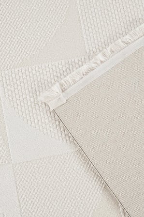 Woolhome Rozali 6005 Krem Akrilik Modern Salon Halısı