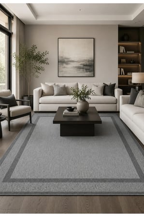 Modern Sisal 8001 Antrasit Leke Tutmayan Kaymaz Taban Salon Mutfak Koridor Balkon Halısı