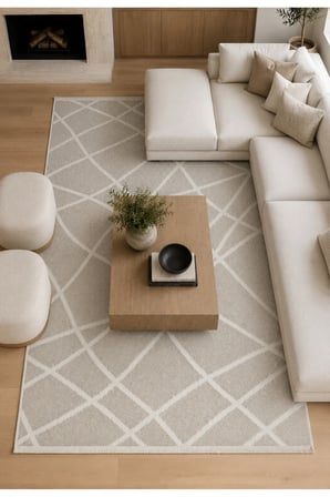 Modern Sisal 8002 Bej Krem Leke Tutmayan Kaymaz Taban Salon Mutfak Koridor Balkon Halısı