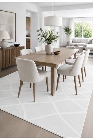 Modern Sisal 8002 Beyaz Leke Tutmayan Kaymaz Taban Salon Mutfak Koridor Balkon Halısı