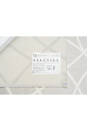 Modern Sisal 8002 Gri Krem Leke Tutmayan Kaymaz Taban Salon Mutfak Koridor Balkon Halısı