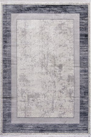 Enti Dora 1902 Gri Salon Halısı Kesme Yolluk Yumuşak Doku Kaymaz Tozumaz Halısı