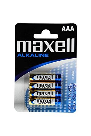 Maxell LR03 4'Lü Blister Alkalin Pil