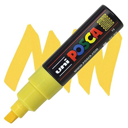 Uni Posca Marker PC-8K 8.0mm Straw Yellow