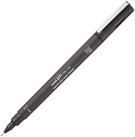 UNİ DRAWING PEN PIN01-200 0.1 KOYU GRİ