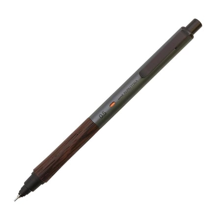 Mitsubishi Pencil Kurutoga Wood 0.5mm  Steel Gray